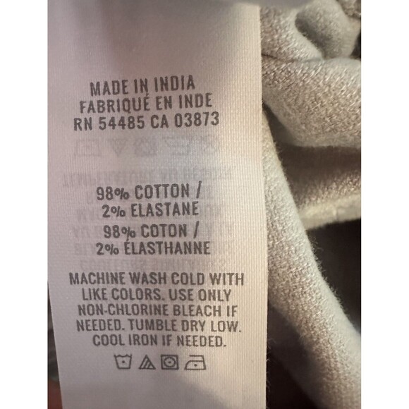 AERIE Lightweight‎ Thin Gray Corduroy Cut Off Shorts SIZE XS NWT - Picture 4 of 8